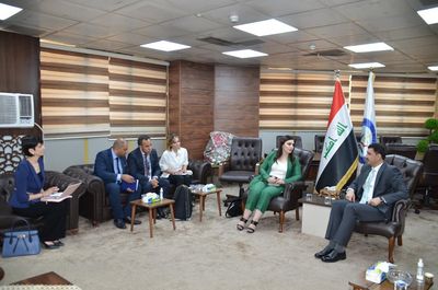 وكيل وزارة العدل الاقدم يستقبل رئيس قسم الحوكمة والنمو ‏الاقتصادي الشامل التابع لبرنامج الامم المتحدة الانمائي في ‏العراق ‏