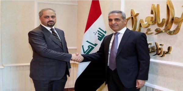 لقاء جمع رئيس مجلس القضاء الاعلى و وزير العدل حول مراسيم نقل ادارة المعهد القضائي لمجلس القضاء الاعلى