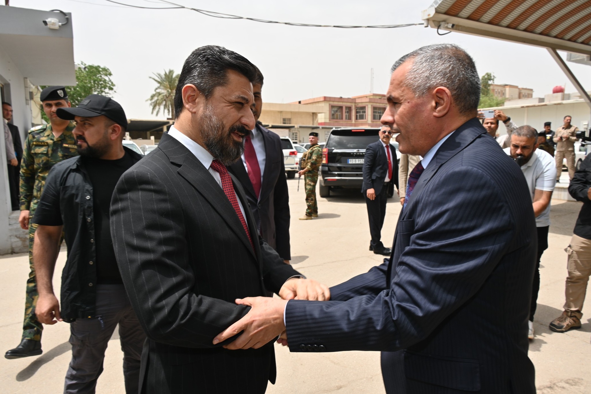 وزير العدل د. خالد شواني يلتقي رئيس محكمة استئناف النجف الأشرف