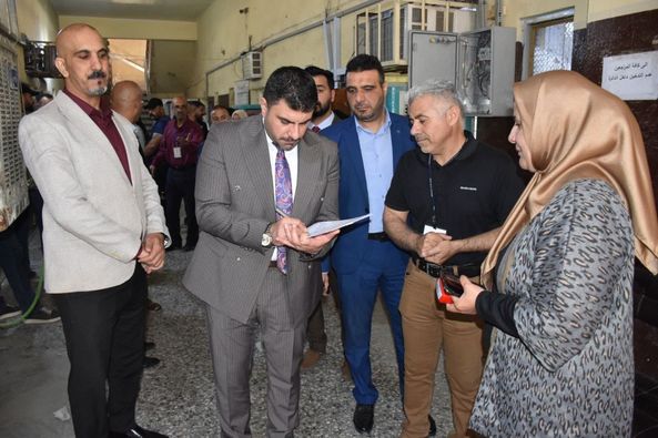 مدير عام دائرة الكتاب العدول يجري زيارة ميدانية الى دائرة الكاتب العدل الدورة 