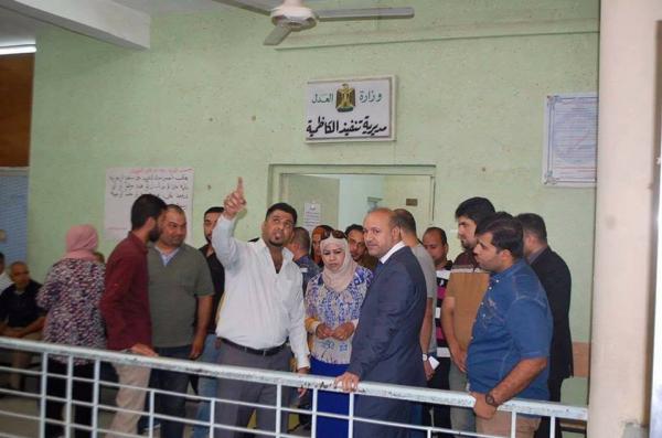 في اطار زياراته المتعددة الى مديريات التنفيذ في بغداد والمحافظات