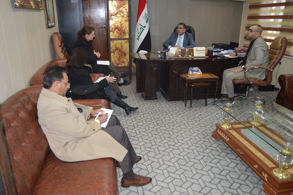 The Director-General of the Juvenile Reform Service receives the Child Protection Officer of the United Nations Mission 148156_hs,%20%20%20%D8%AA%D8%B3%D9%88