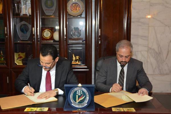 وزارة العدل توقع مذكرة تعاون مشترك مع وزارة الاتصالات 