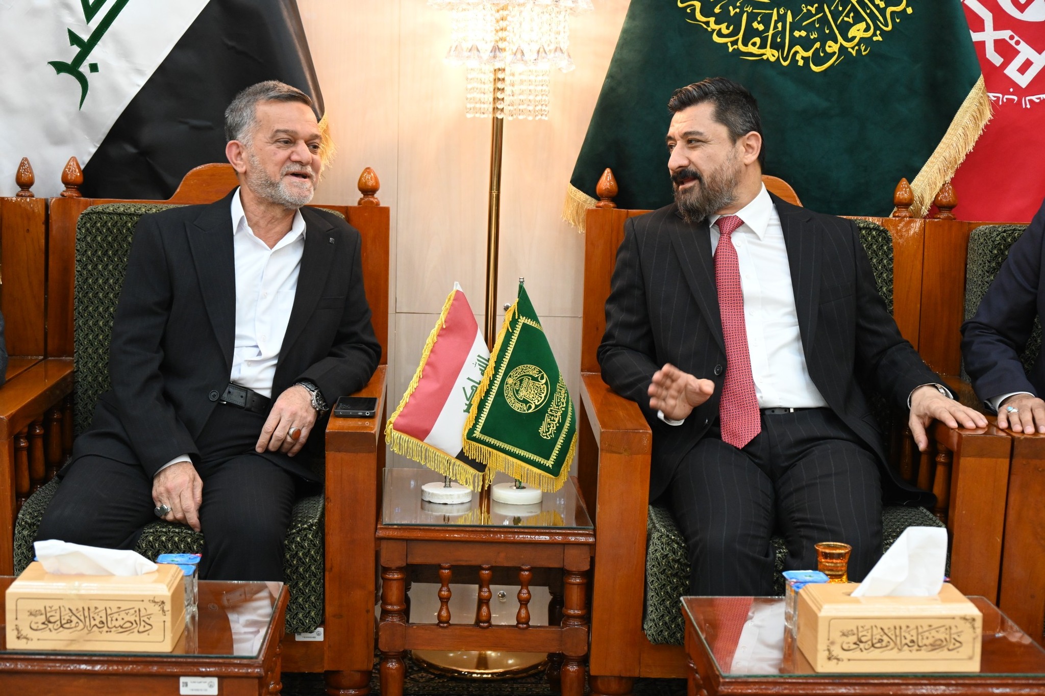 خلال زيارته إلى مدينة النجف الأشرف وزير العدل يزور العتبة العلوية المقدسة زار معالي وزير العدل الدكتور خالد شواني، اليوم الاحد ، العتبة العلوية المقدسة في النجف الأشرف.