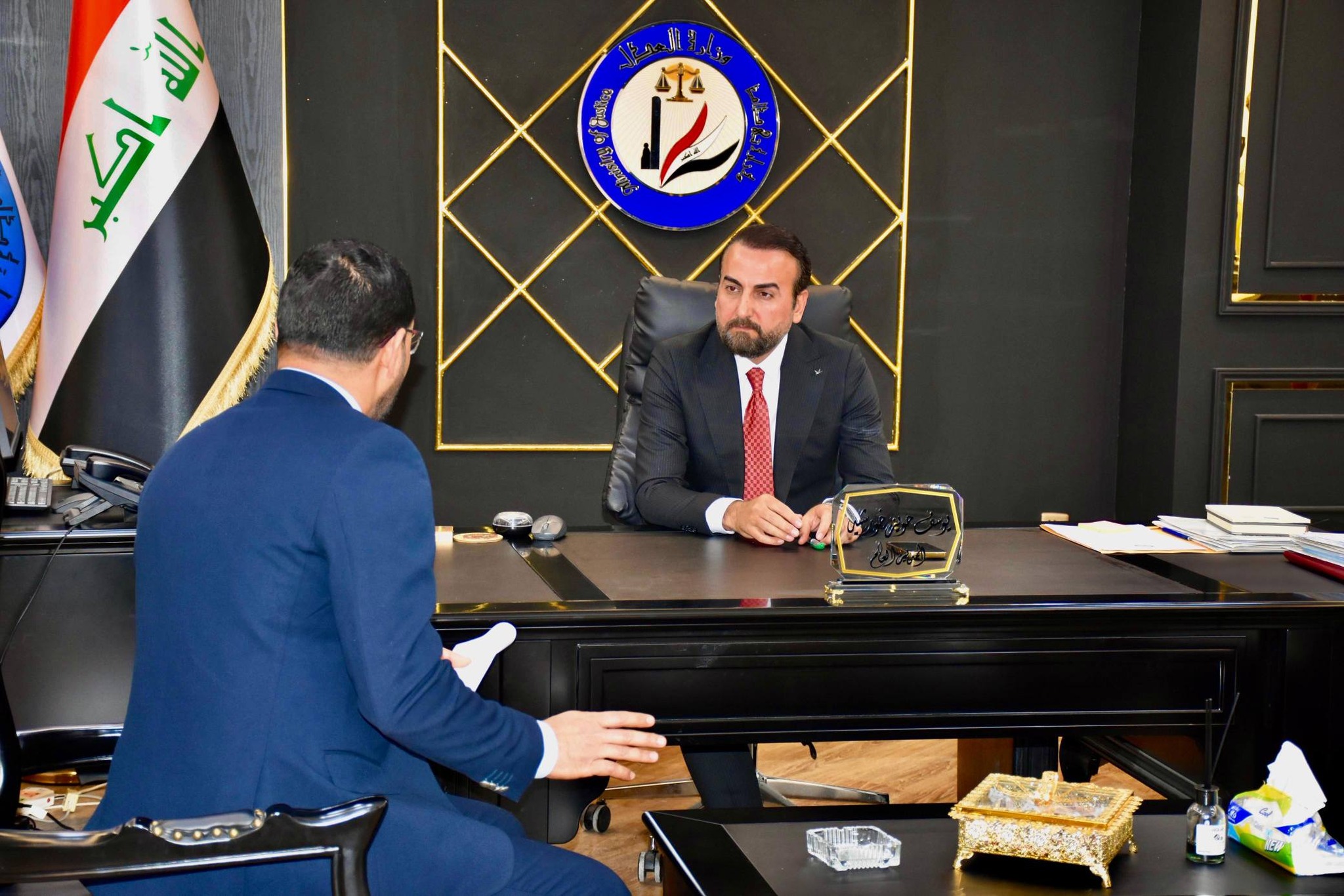 استقبل مدير عام دائرة الكُتّاب العدول السيد يوسف حويز خورشيد