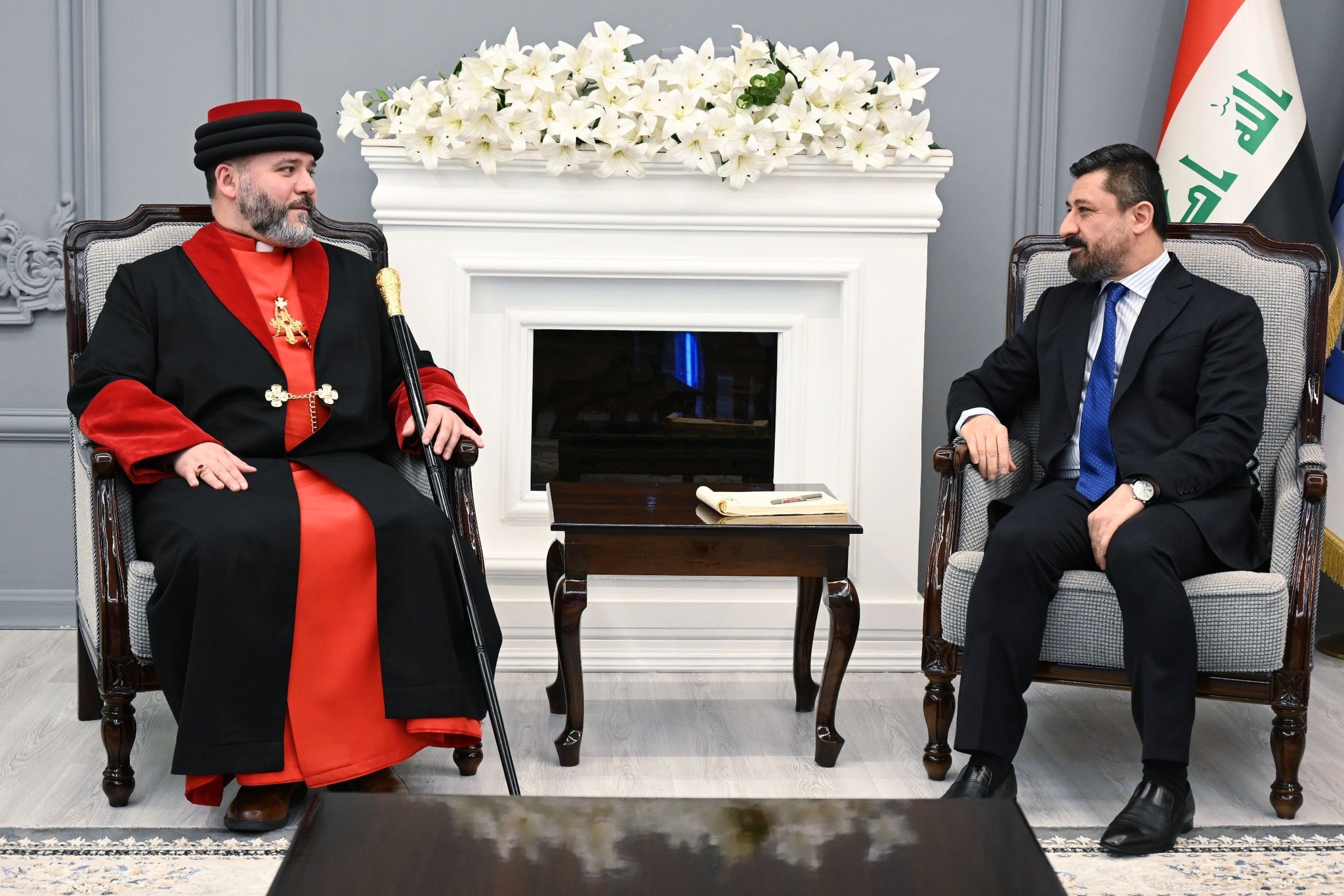 خلال استقباله بطريرك الكنيسة الشرقية القديمة في العراق والعالم.. وزير العدل: أصدرنا جملة من الضوابط لحماية املاك المسيحين وقدمنا كافة التسهيلات لإنجاز معاملاتهم العقارية