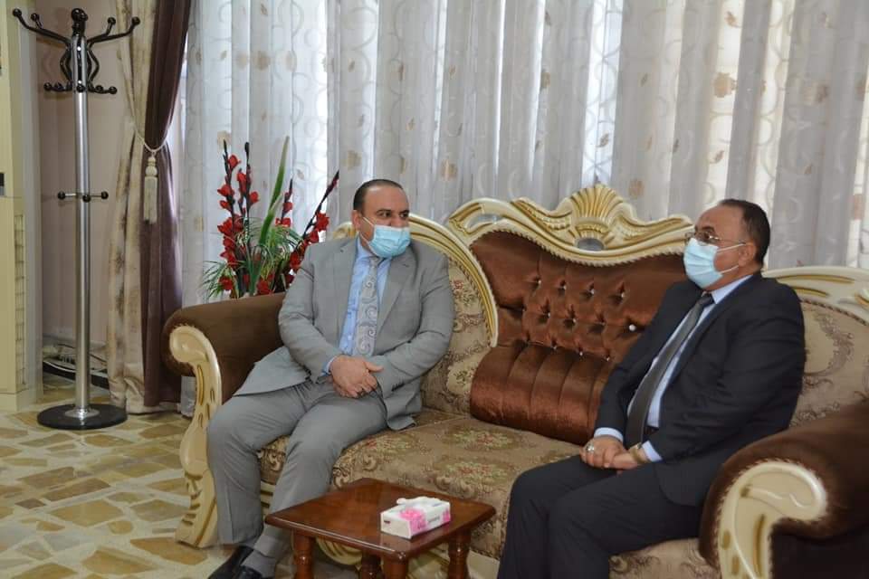 خلال لقائه برئيس محكمة استئناف محافظة واسط