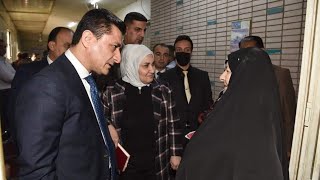زيارة معالي السيد وزير العدل د.خالد شواني إلى دائرة التسجيل العقاري في الكرخ