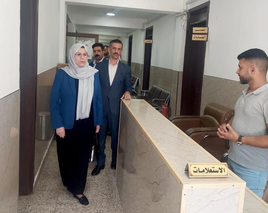 بنــاءً على توجيهـــات معالي وزير العدل .... مدير عام دائرة رعاية القاصرين تجري زيارة تفقدية الى مديرية قاصرين الكرخ