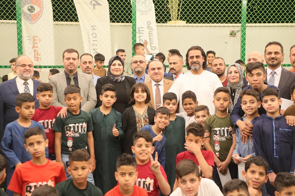 وزير العمل والشؤون الاجتماعية /وكالة يرعى أمسية رمضانية ومأدبة إفطار لليتامى والاحداث في بغداد