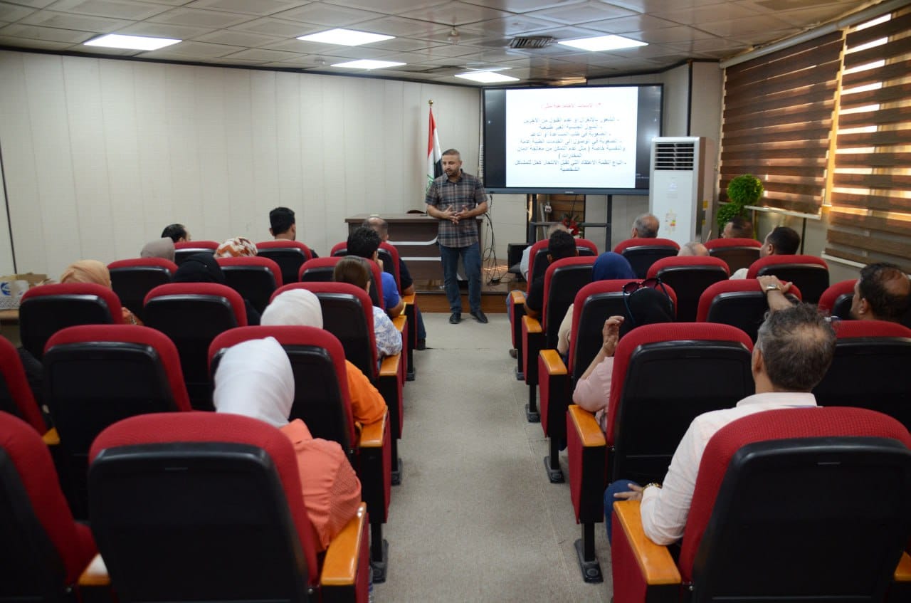 قسم التدريب لدائرة التخطيط العدلي ينظم ورشة العمل الخاصة بـ (الوقاية من الانتحار )