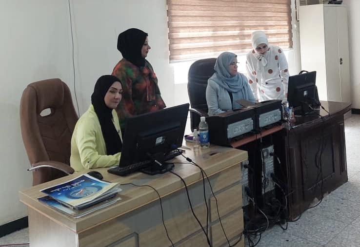 خلال زيارتها لمبنى مديرية القاصرين في الرصافة ....
