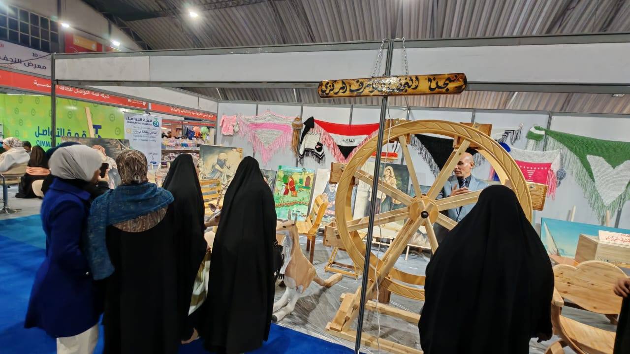 ضمن سياسة الوزارة الرامية إلى تفعيل برامج التأهيل .. سجن النجف المركزي يشارك في المعرض الدولي للتسوق ويعرض منتجات النزلاء