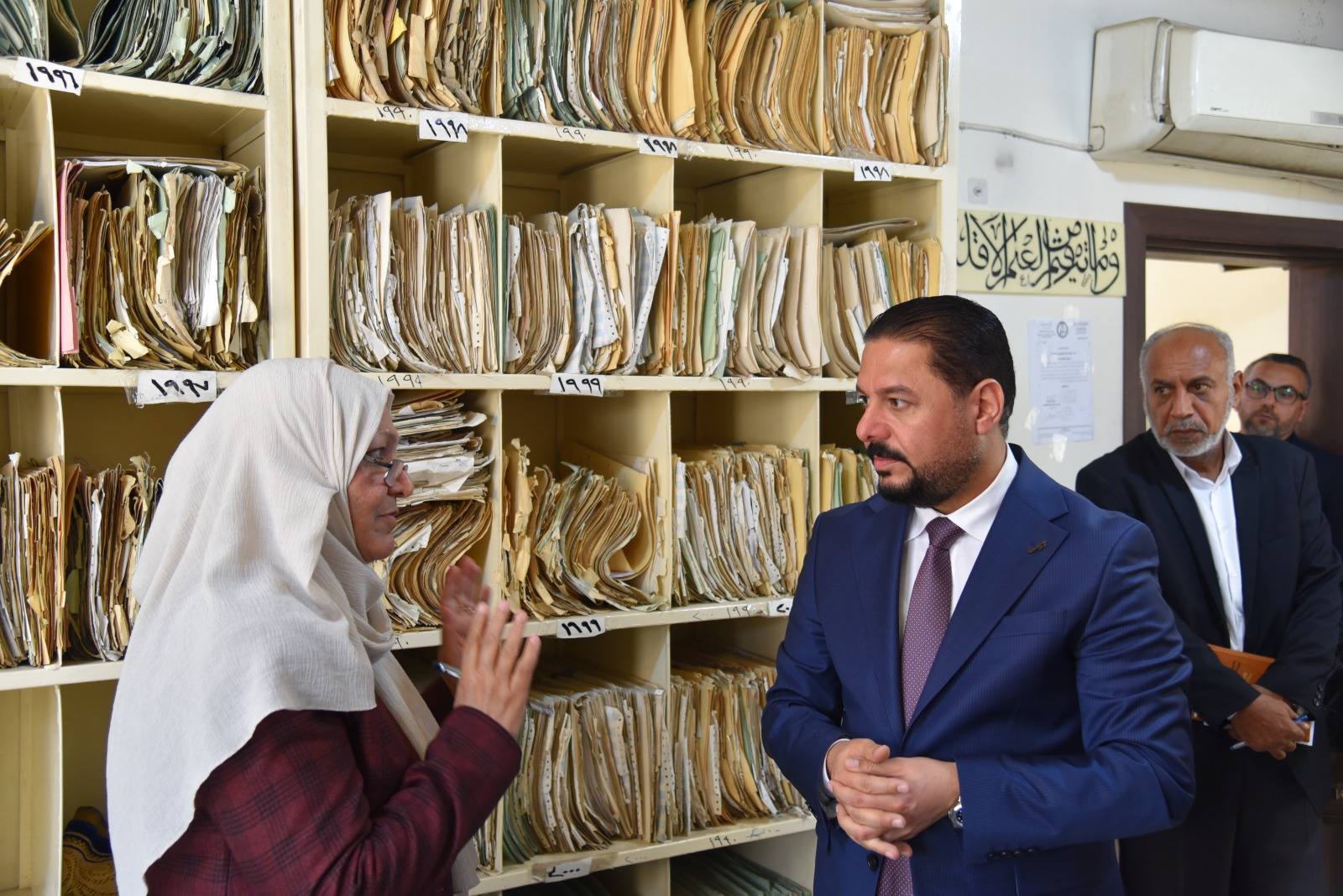 مدير عام دائرة رعاية القاصرين يجري جولة ميدانية لمتابعة جودة الخدمات المقدمة للمواطنين