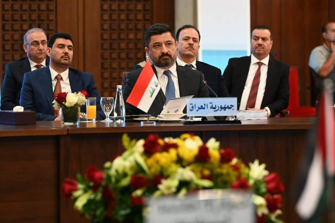 المؤتمر الصحفي لوزير العدل د.خالد شواني والمقام على هامش الأجتماع ال(٧٢) للمكتب التنفيذي لمجلس وزراء العدل العرب بدورته ال(٣٩)
