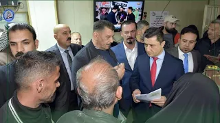خلال زيارته الميدانية المفاجئة لمديرية التسجيل العقاري في الرصافة الثانية وزيرالعدل د.خالد شواني يصدر عدة توجيهات .. 