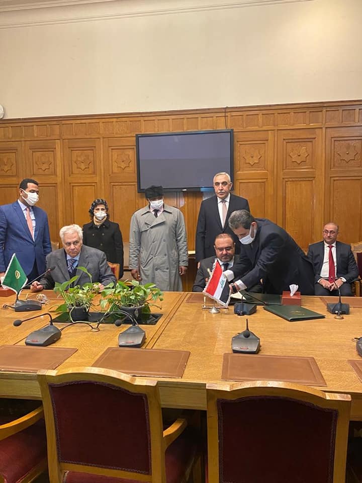 وزير العدل يوقع مع ممثل عن جامعة الدول العربية مشروع اتفاقية بشأن البروتوكول العربي ‏لمنع القرصنة والسطو المسلح والاتفاقية العربية لمنع ومكافحة الاستنساخ البشري