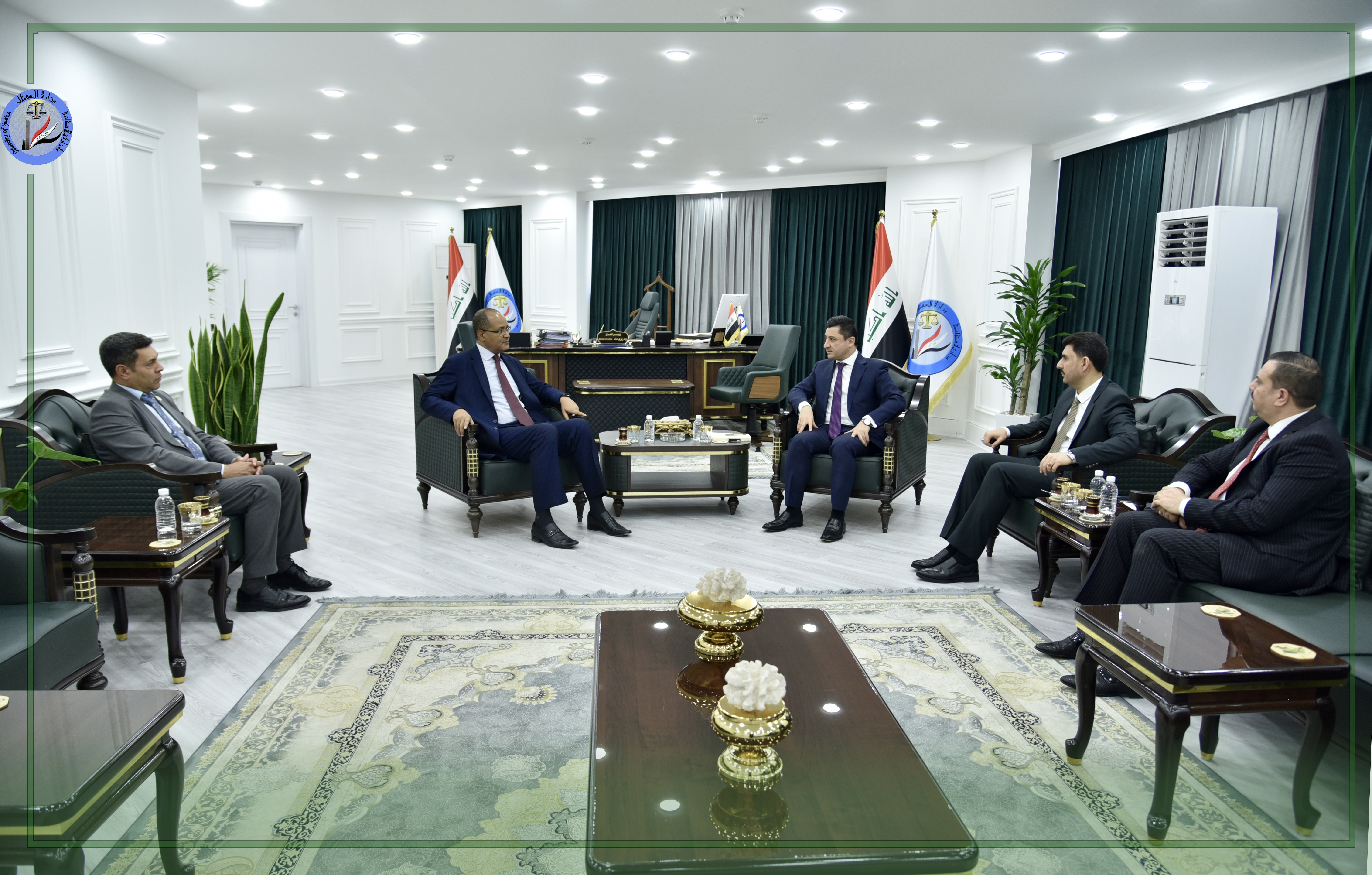 خلال استقباله رئيس الامانة الفنية لمجلس وزراء العدل العرب