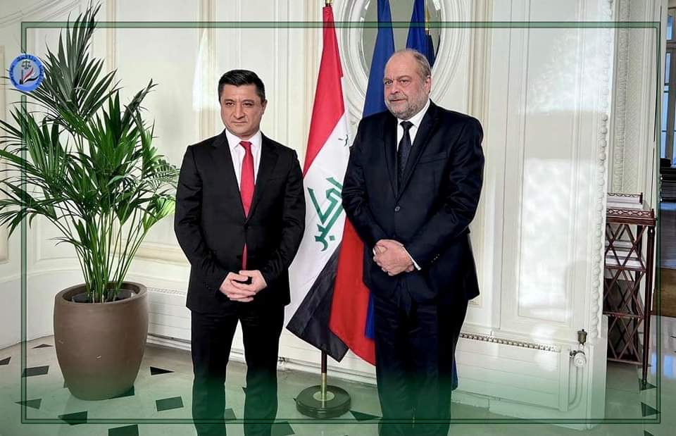 وزير العدل د. خالد شواني يعلن عن  الاتفاق والتعاون المشترك مع الجانب الفرنسي في المجالات العدلية والقانونية.