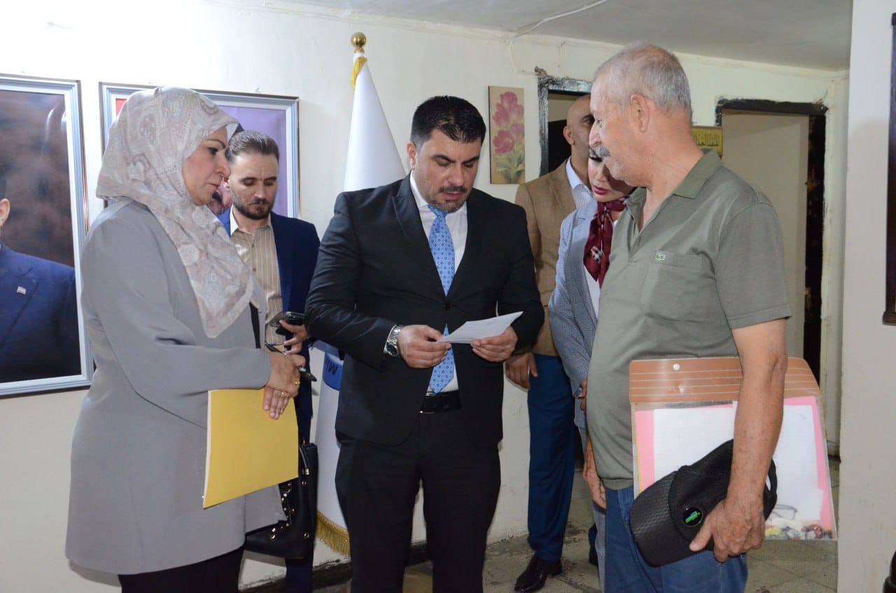 مدير عام دائرة التنفيذ يجري زيارة ميدانية لمديرية تنفيذ الرصافة