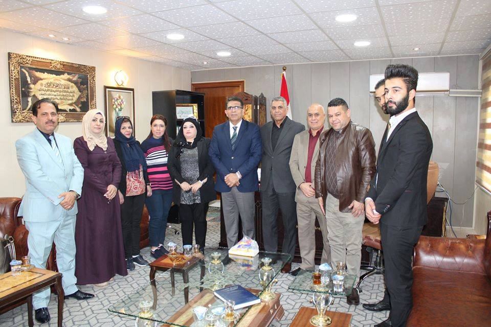 خلال استقبال مديرها العام وفد دائرة الثقافة وفنون الشباب ومؤسسة ومضة أمل