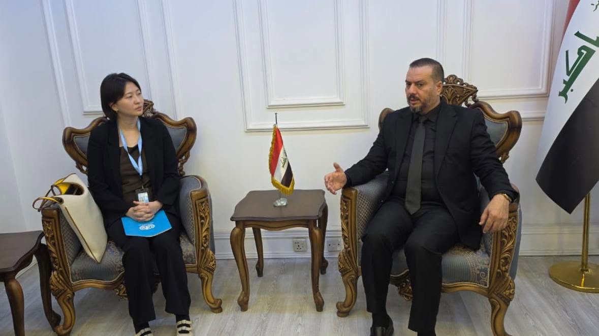 مدير عام دائرة العلاقات العدلية يبحث مع مدير برنامج الأمم المتحدة للمستوطنات البشرية تعزيز التعاون في قطاع الأراضي والتسجيل العقاري