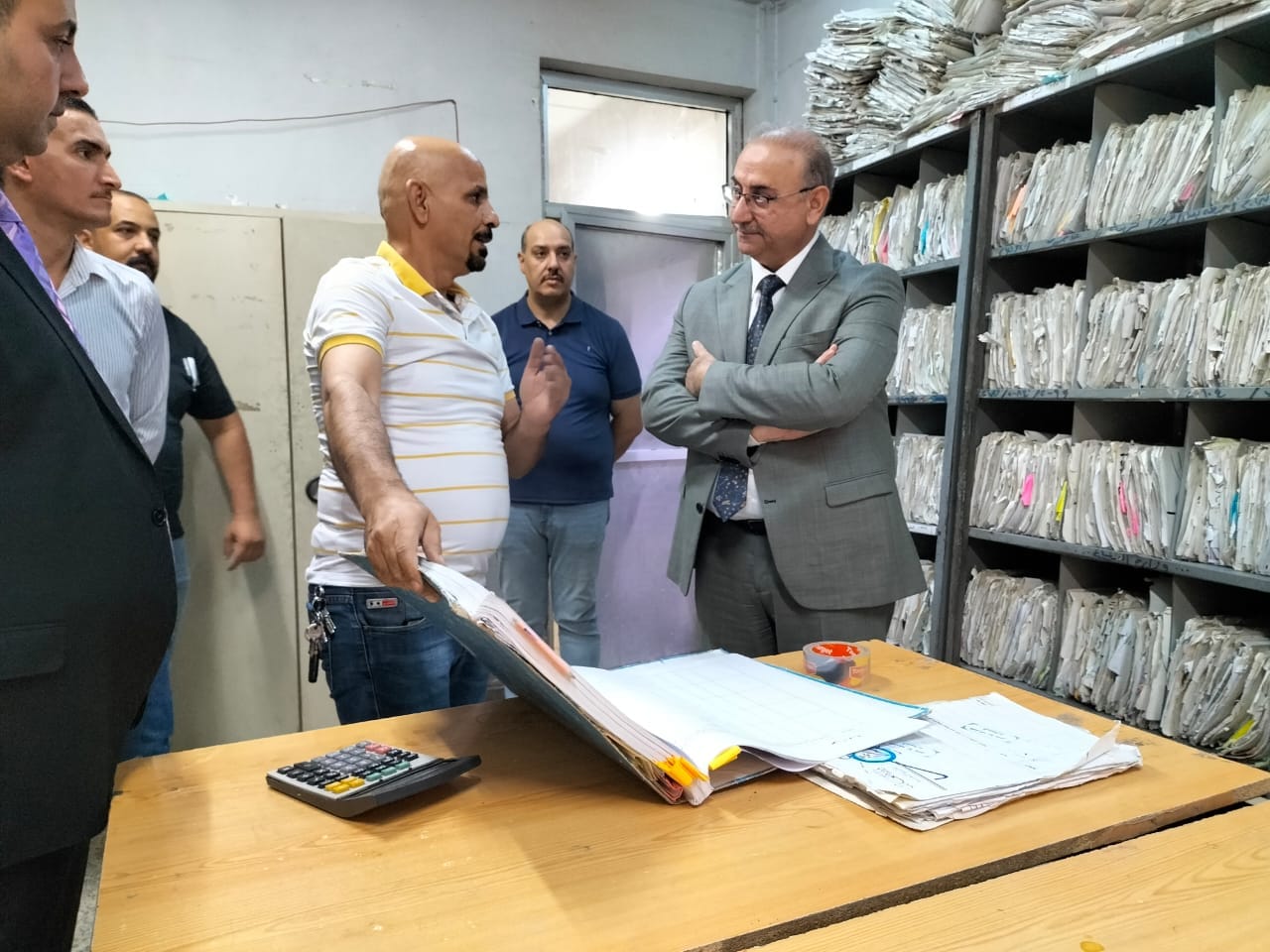 مدير عام دائرة التنفيذ يجري زيارة تفقدية إلى مديرية تنفيذ الكرخ