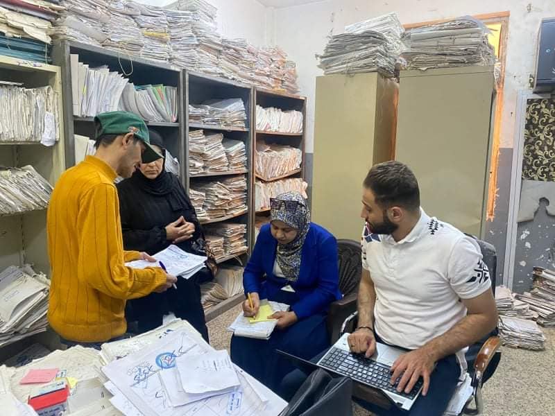 اللجنة المختصة في دائرة التنفيذ تواصل اعمالها لمتابعة اصدار البطاقات الالكترونية لمراجعي تنفيذ ‏الكرخ ‏