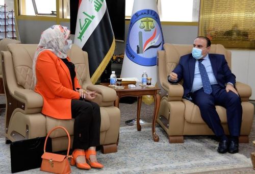 لبحث تقديم افضل الخدمات العدلية للمواطنين ‏