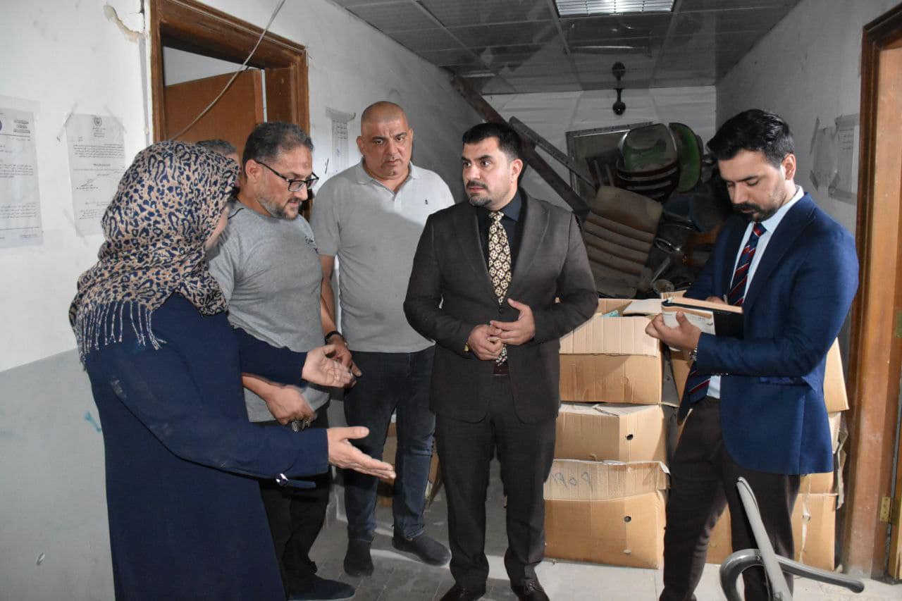 مدير عام دائرة الكتاب العدول يجري زيارة ميدانية ‏الى دائرة الكاتب العدل في الباب  الشرقي 