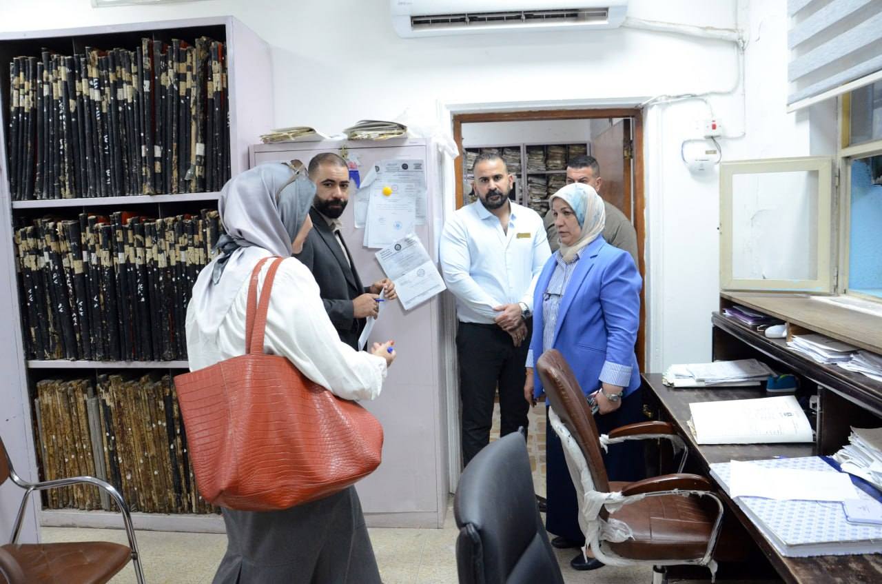 الساعدي تؤكد خلال زيارتها لمديرية تسجيل الكرخ الأولى أهمية تبسيط الإجراءات وتعزيز الخدمات للمواطنين