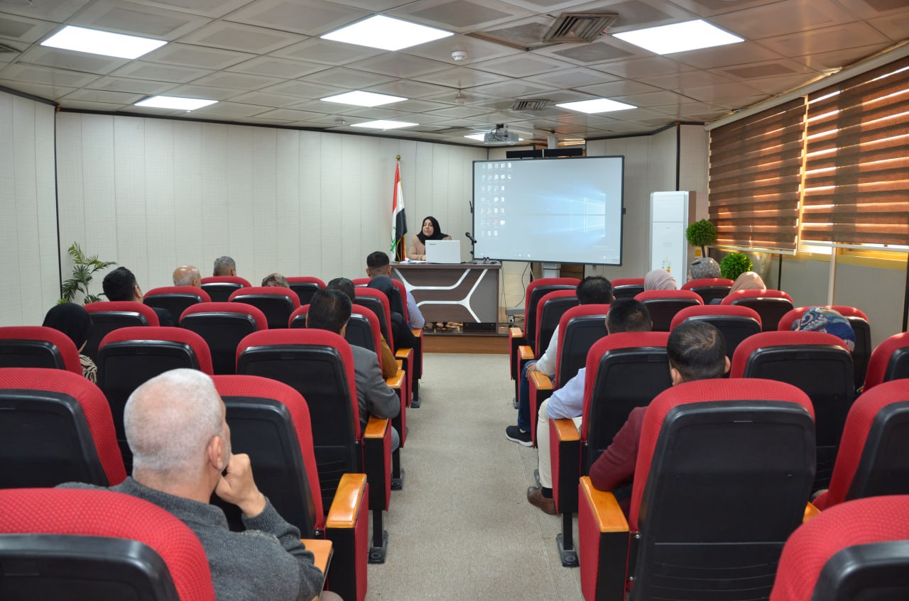 دائرة التخطيط العدلي تقيم دورة تدريبية عن السجلات الحسابية الاساسية وسجلات المراقبة