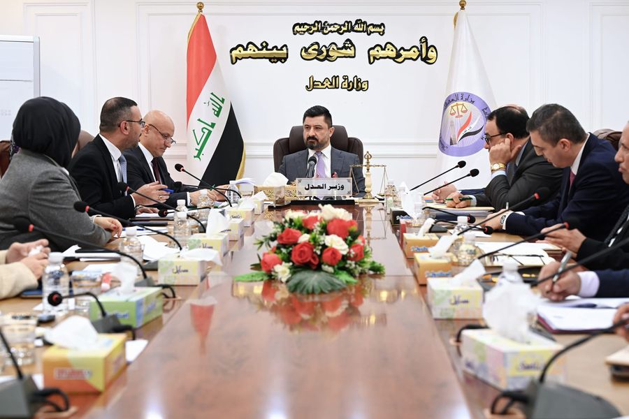 وزير العدل د. خالد شواني يترأس اجتماعا للجنة الوطنية لحقوق الإنسان