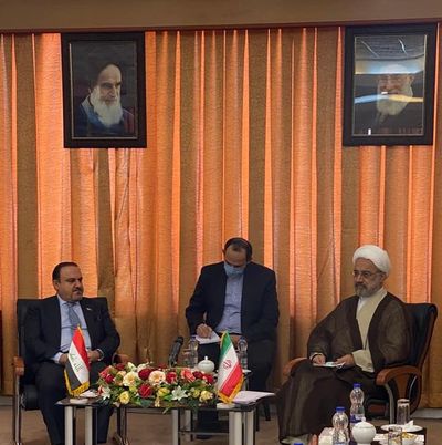 وزير العدل يزور الجمهورية الاسلامية  الايرانية ويلتقي كبار المسؤولين فيها