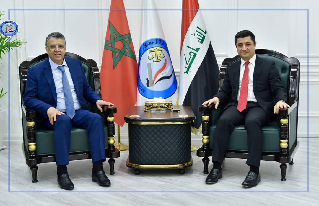 وزير العدل يستقبل نظيره المغربي لبحث تعزيز التعاون والتنسيق المشترك في المجالات العدلية والقانونية  