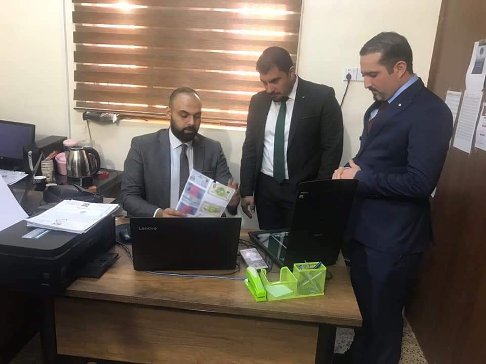 تنفيذا لتوجيهات معالي وزير العدل لمتابعة إعمال الدوائر والمديريات في جميع المحافظات