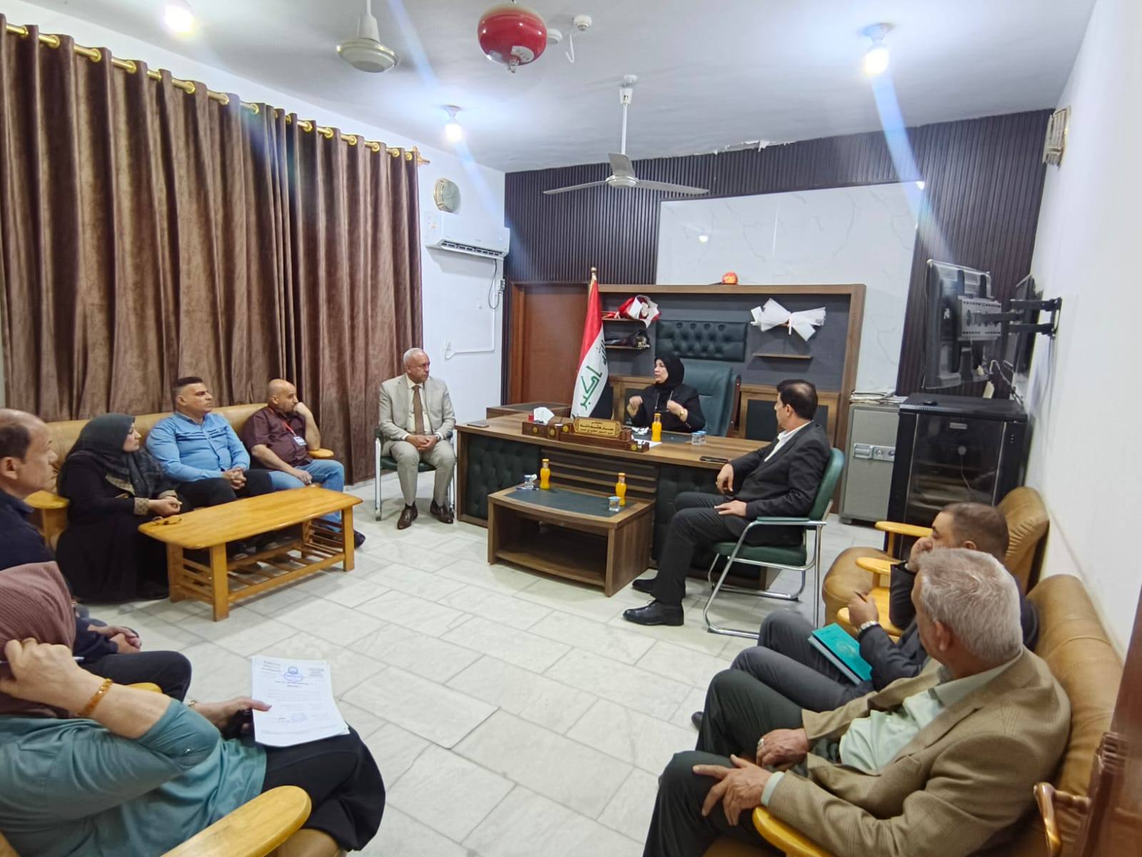 مدير عام دائرة التسجيل العقاري تجري زيارة ميدانية إلى مديرية المسيب للاطلاع على واقع العمل بعد تأهيلها