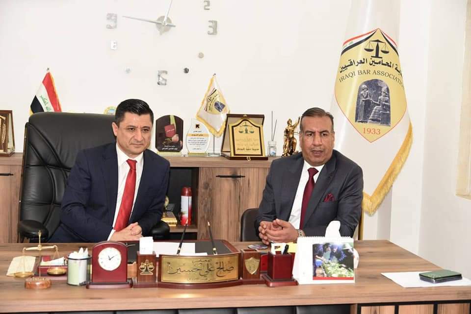 خلال زيارته إلى نقابة المحامين العراقيين في نينوى... 