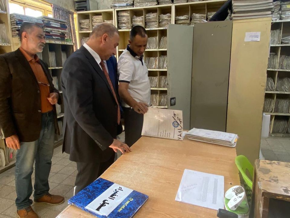 مدير عام دائرة التنفيذ يجري زيارة ميدانية الى تنفيذ الكاظمية