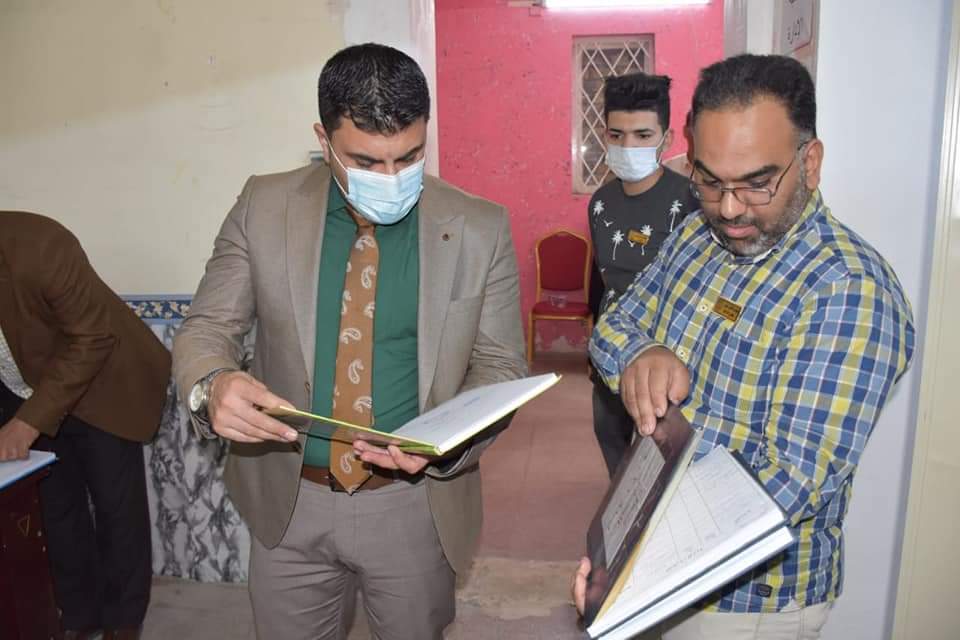 مدير عام دائرة الكتاب العدول يجري زيارة ميدانية ‏الى دائرة الكاتب العدل الشعلة الصباحي