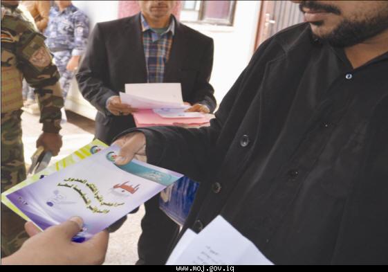 ضمن جهود مكافحة الرشوة وتبسيط إجراءات انجاز معاملات المراجعين