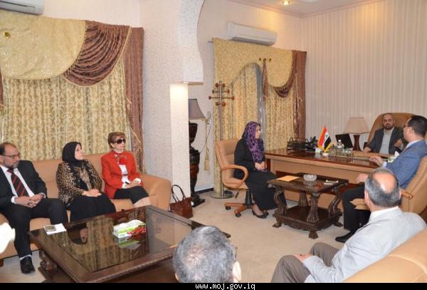 خلال اجتماعه باعضاء مجلس شورى الدولة 