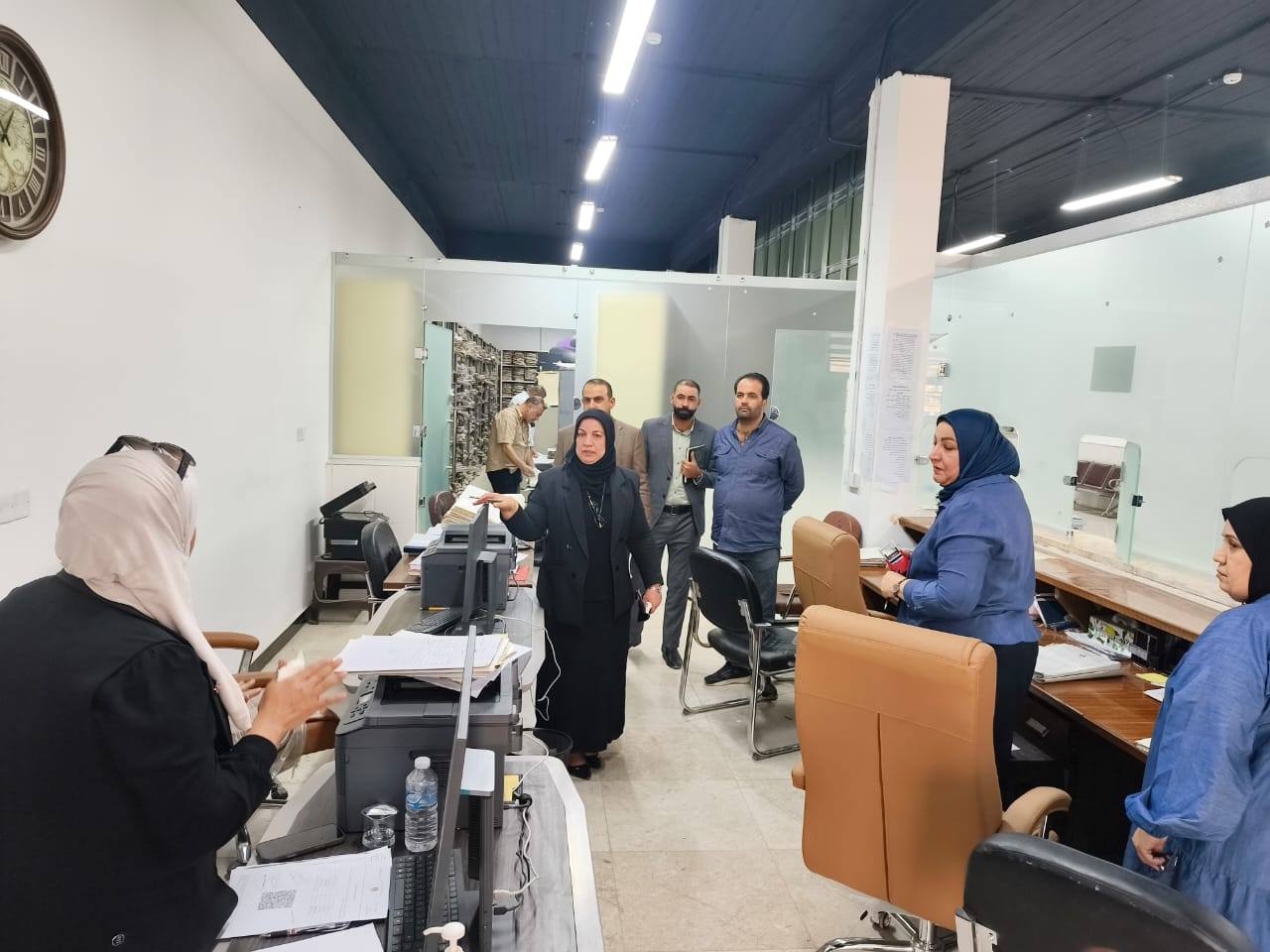 مدير عام دائرة التسجيل العقاري تجري زيارة تفقدية إلى مديرية الكرخ الثانية وتوجه بتسريع إنجاز معاملات المواطنين