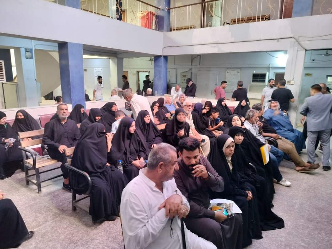 فرق الرصد التابعة لدائرة حقوق الأنسان  تجري زيارة الى مديرية التسجيل العقاري في مدينة الصدر