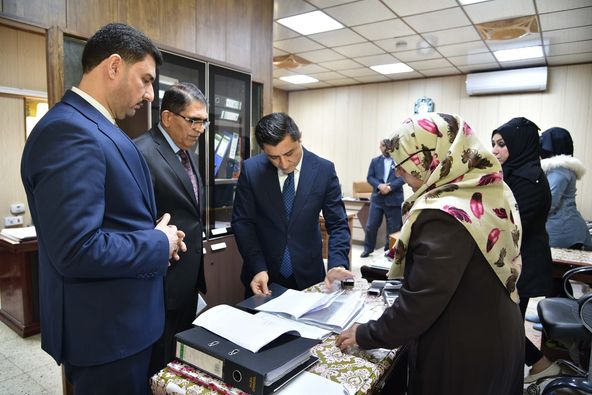 معالي السيد وزير العدل د٠ خالد شواني يجري زيارة الى دائرة اصلاح الاحداث