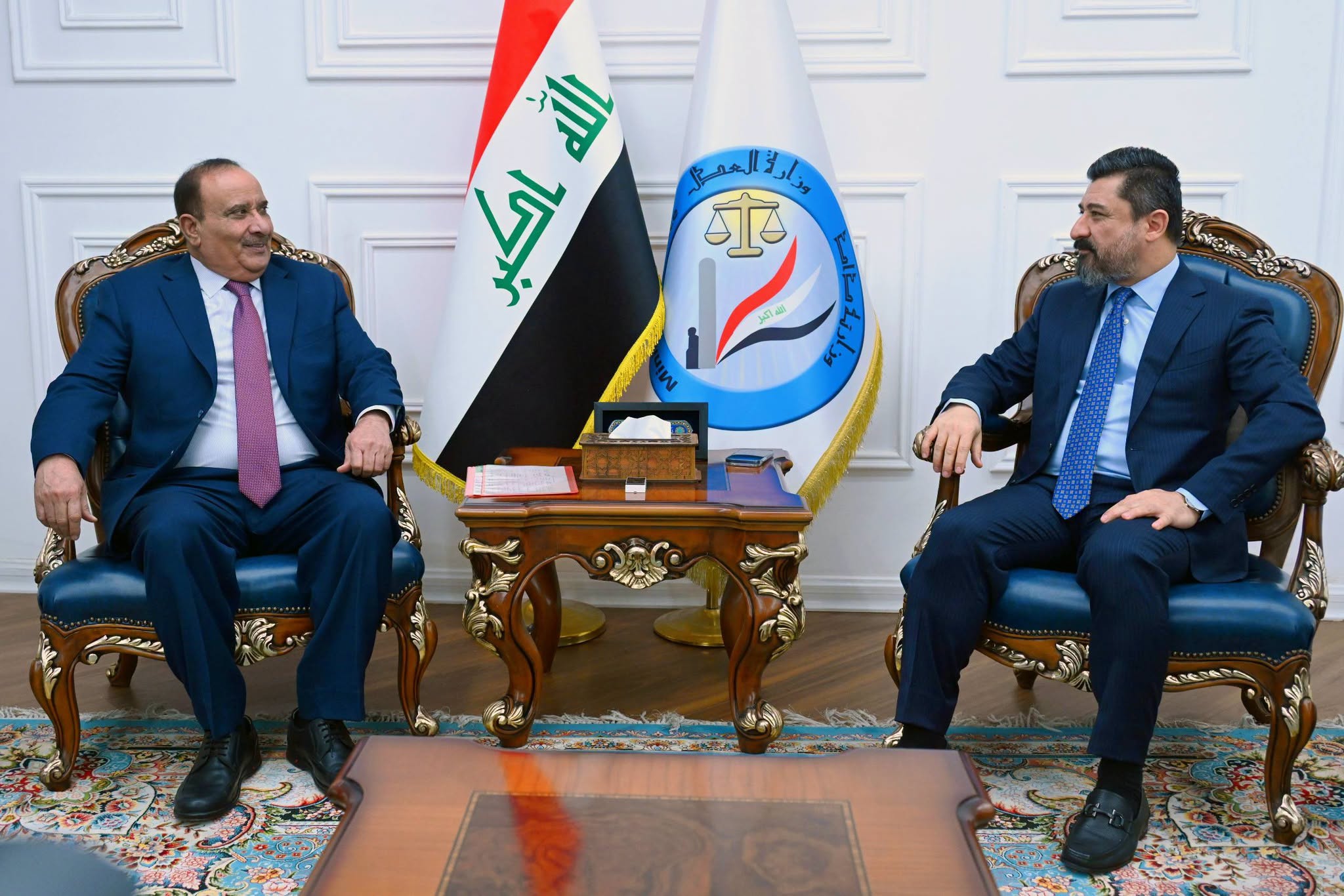 وزير العدل يستقبل السفير اليمني ويبحث معه استكمال إجراءات توقيع مذكرة تفاهم لنقل المحكومين بين العراق واليمن
