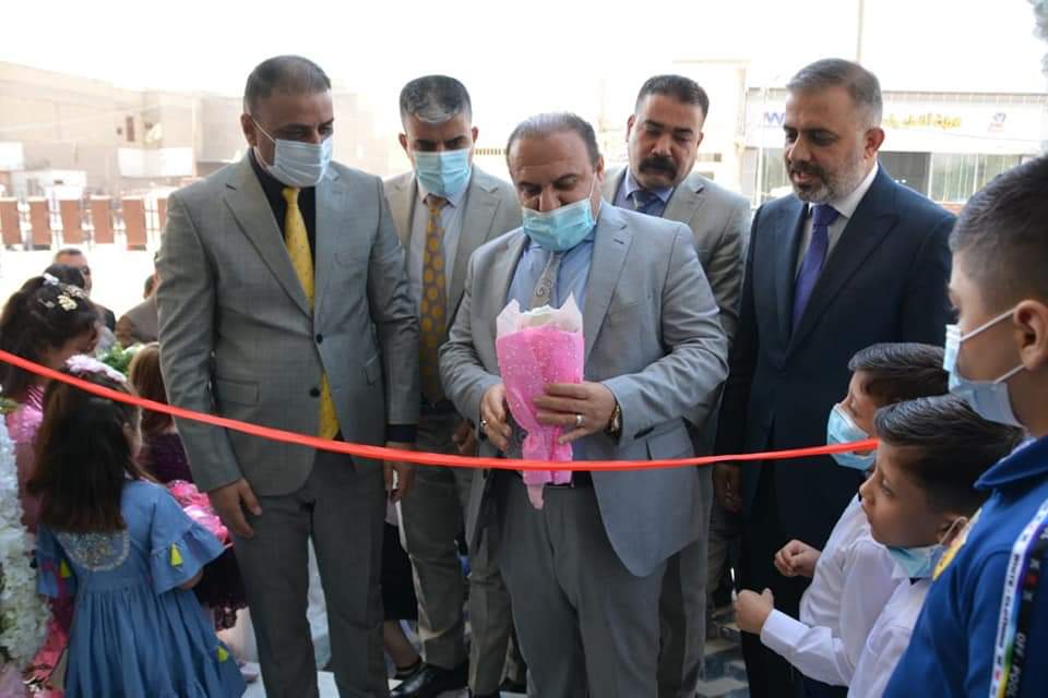 وزير العدل يفتتح المجمع العدلي في قضاء النعمانية التابع لمحافظة واسط