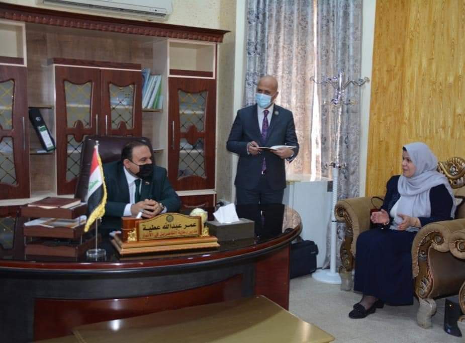 وزير العدل يجري زيارة تفقدية الى مديرية رعاية ‏القاصرين في محافظة الانبار ‏