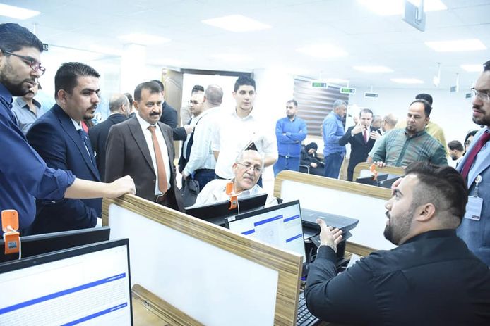 مدير عام دائرة الكتاب العدول يجري زيارات تفقدية لعدد من دوائر الكتاب العدول في بغداد