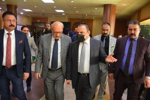 زيارة وزير العدل القاضي سالار عبد الستار محمد الى نقابة المحامين العراقيين